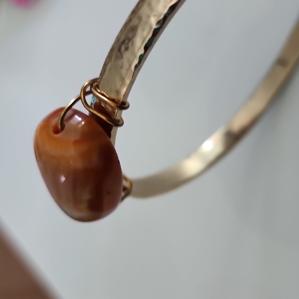 Custom Bangle With Stone - image 5